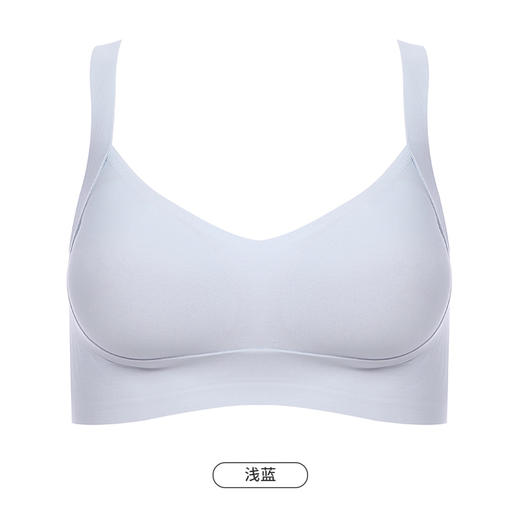 都市丽人Vbra内衣女泳布文胸无尺码3/4杯薄款无钢圈三排扣LB46K5 商品图10