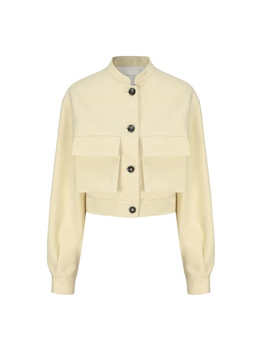 【晴空飞行】造型大口袋立领短款外套 商品图4