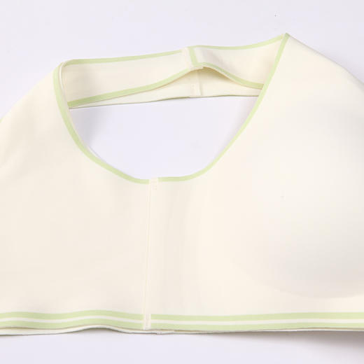 都市丽人Vbra内衣深V领口内衣女泳布文胸无尺码3/4杯薄款无钢圈无排扣LB46K4 商品图6