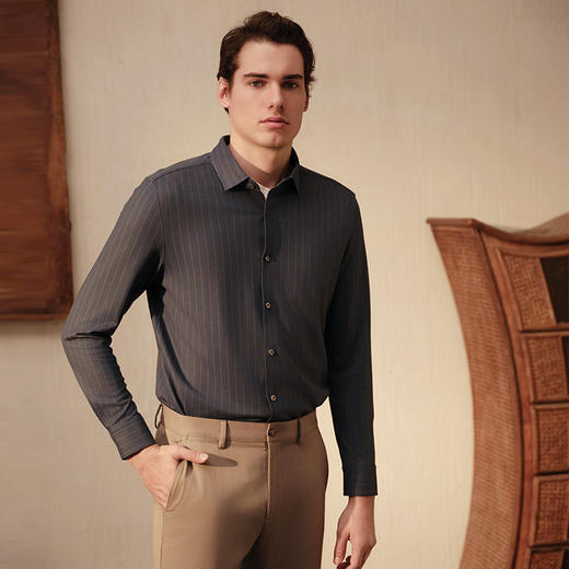 YvesFigarau伊夫·费嘉罗休闲长袖衬衫962311 商品图2