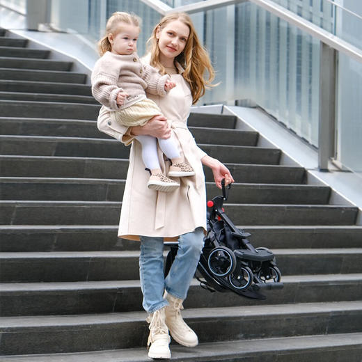 AIrud(艾瑞迪）遛娃手推车816黑色 商品图2