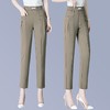 SMZ15842 2024冰凉哈伦裤女夏季薄款高腰显瘦垂感中年妈妈九分萝卜休闲裤子 商品缩略图3