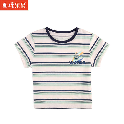 棉果果夏季新品男童纯棉短袖T恤M212140224264 商品图0