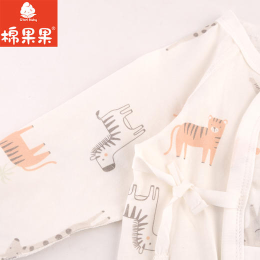 棉果果夏季新品5A抗菌纯棉长袖半背衣M201110224375 商品图3