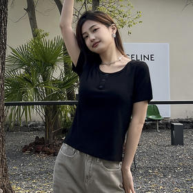 短袖小衫百搭打底高弹显瘦舒适女士上衣夏季薄款SZ2754