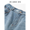 IN AND ON 牛轻氧桑蚕丝  复古水洗微阔牛仔裤 54221 商品缩略图5
