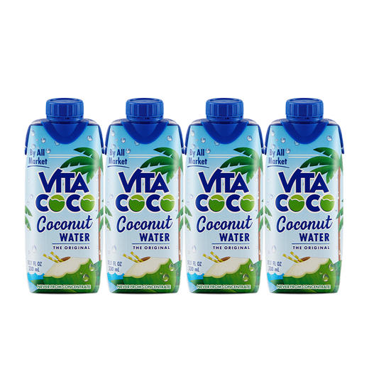 唯他可可330ml椰子水  330ml*4瓶 商品图0