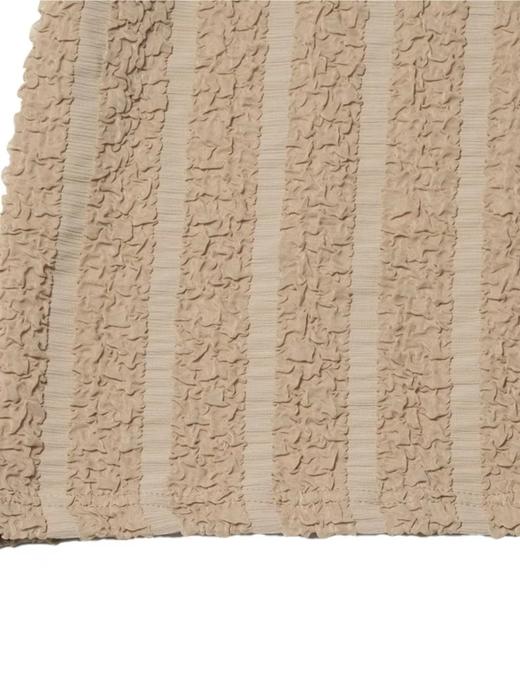 T93夏季圆领泡泡纱压皱工艺舒适宽松百搭日常短袖潮流休闲针织T恤 商品图3