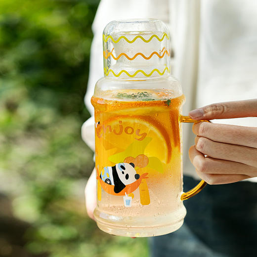 摩登主妇mototo玻璃冷水壶耐高温家用凉水壶高硼硅大容量礼盒套装 商品图4