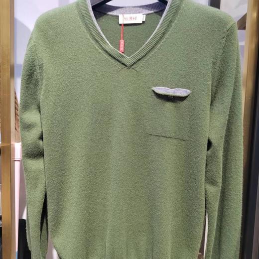 南3恒源祥男士V领羊绒衫 商品图0