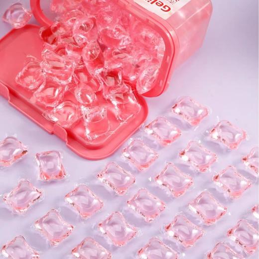 「19.9元到手100颗！洗护合一」樱花香洗衣凝珠 居家日用浓缩留香柔顺100颗盒装格丽净洗衣凝珠去污去渍 商品图3