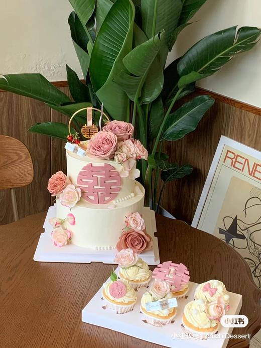 花与花嫁结婚主题甜品台8019 商品图0