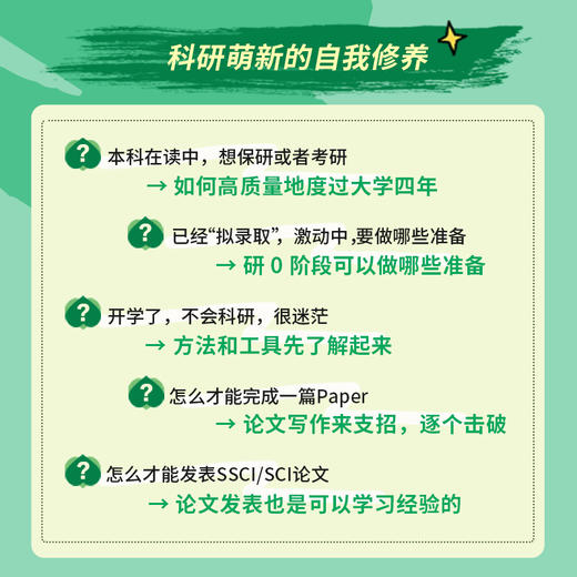 走好学术路 科研萌新的自我修养 徐芳著论文发稿一本通 解决本硕博问题快乐上岸 论文研究科研学术 商品图2