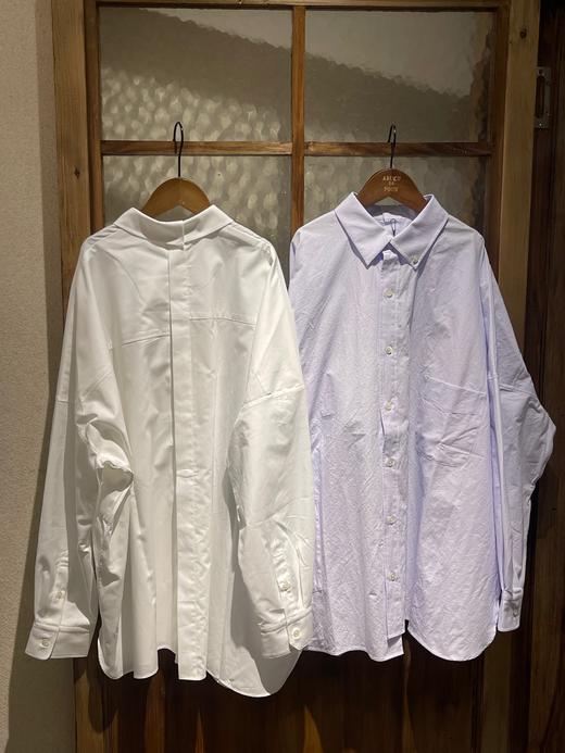 ECOLE DE CURIOSITES 长袖不对称设计衬衫(两边可分离) 商品图14