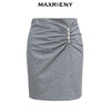 MAXRIENY星钻公主收腰短裙夏高腰半身针织包臀裙(货号:MC87SK254) 商品缩略图4
