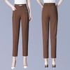 SMZ15842 2024冰凉哈伦裤女夏季薄款高腰显瘦垂感中年妈妈九分萝卜休闲裤子 商品缩略图2