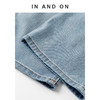 IN AND ON 牛轻氧桑蚕丝  复古水洗微阔牛仔裤 54221 商品缩略图3