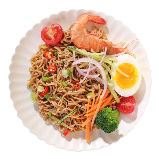 青稞苦荞面+荞麦葱油面组合，（40袋青稞苦荞面，10袋荞麦葱油面），0脂肪、低盐，非油炸、粗粮食品，健康代餐，富含多种营养，免煮冲泡即食D 商品图3