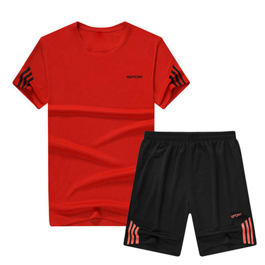 FXQ【仅需39.9到手！运动速干两件套！】2024新款黑科技速干运动两件套！修身版型！透气速干！弹力舒适！日常运动穿搭两不误！-YDXPXH0403 商品图4