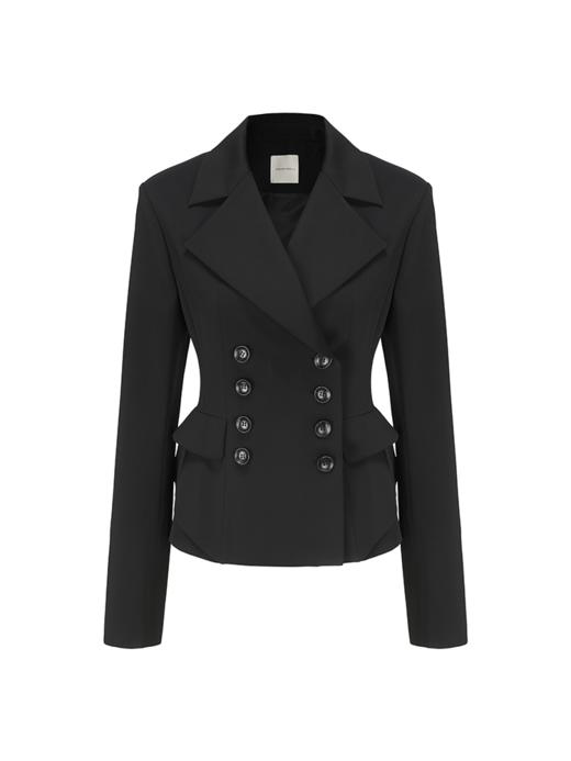 【极夜】建筑感立裁多层次收腰设计外套 商品图4