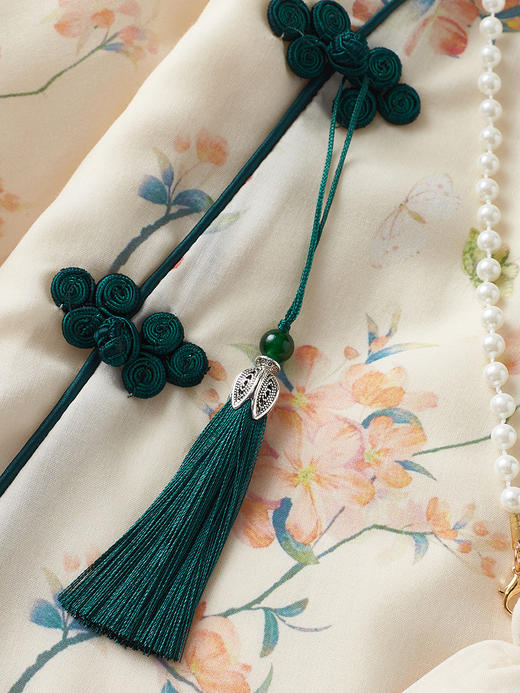 婴儿新中式旗袍盘扣裙2024春季女宝宝公主连衣裙女童春秋裙子 商品图3