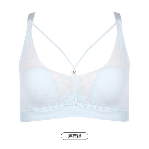 都市丽人舒软挺塑轻塑调整型内衣女锁边塑身BC杯3/4杯超薄文胸无钢圈四排扣LJ42B9 商品图10