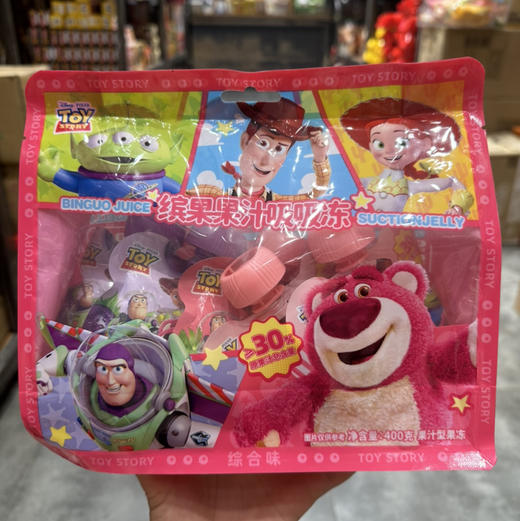 草莓熊萌趣综合味可吸果冻400g 商品图0