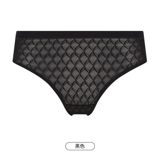 都市丽人健康系列薄透丝滑内裤女锦提花女士内裤速干低腰三角内裤LK43C5 商品图11
