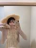 肉桂灰粉 /栀子灰 金蘑菇菇 enchante迷人弧度 冰爽透气防晒针织开衫女外搭v领上衣 商品缩略图0