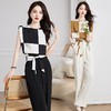 【预订·最迟6天发货】套装夏装轻熟风2024新款女装夏季时尚气质高端无袖小衫裤子两件套 商品缩略图0
