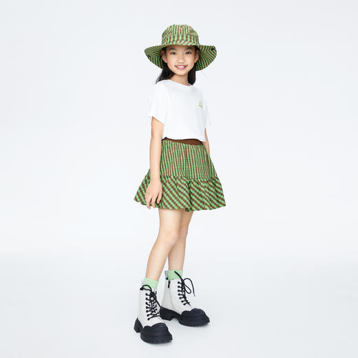 女童小清新格子裙半裙裙子新款安奈儿童装实体店同款AG423818 商品图3