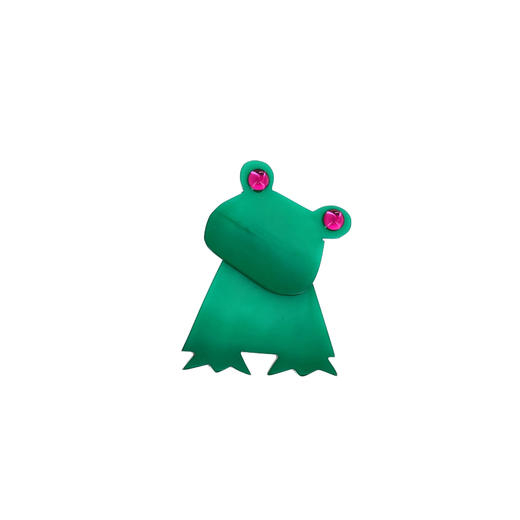 北京仓｜Bijoux Pavone-Rana Frog-青蛙 胸针［法国设计师］ 商品图0