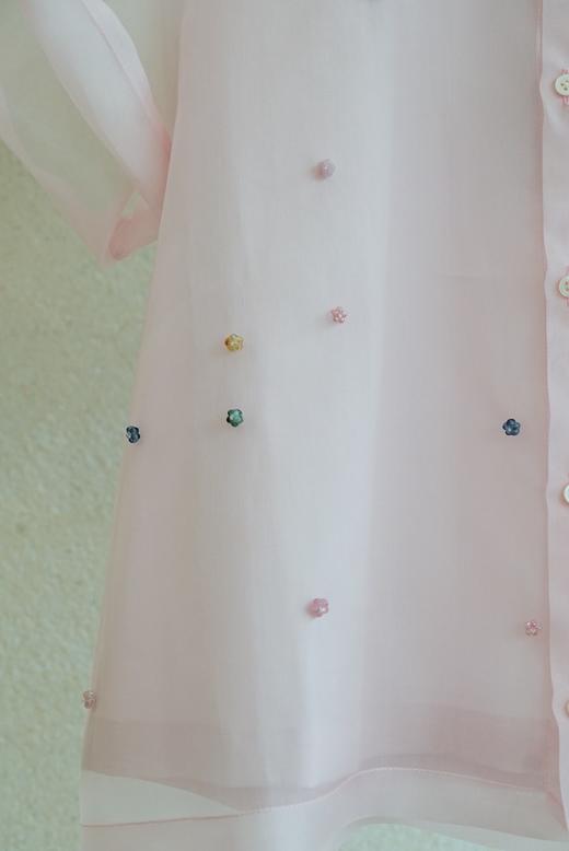 Ecole de curiosites粉色衬衫 商品图5