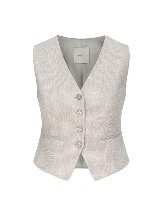 【曼城旧事】质感收腰西装马甲 商品图4