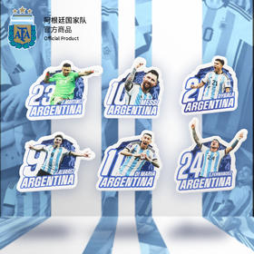 阿根廷国家队官方商品丨阿根廷球员肖像冰箱贴梅西磁铁足球迷周边