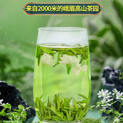 心选丨【4罐】四川峨眉高山特级茉莉飘雪超值组125克/罐*4罐（到手一斤）茶叶茉莉花茶  商品图3