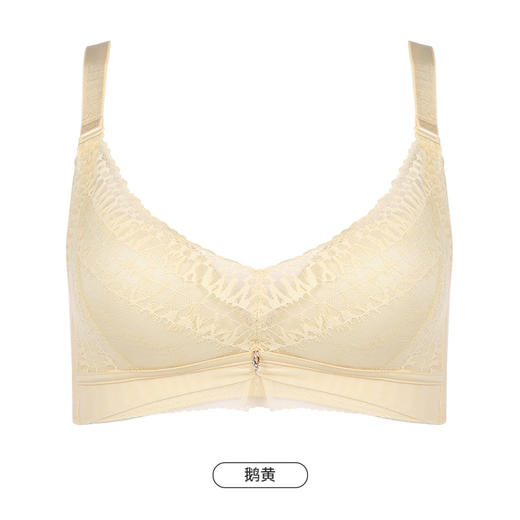都市丽人舒软挺塑轻塑调整型内衣女蕾丝塑身AB杯3/4杯中厚文胸无钢圈三排扣LJ44C5 商品图10