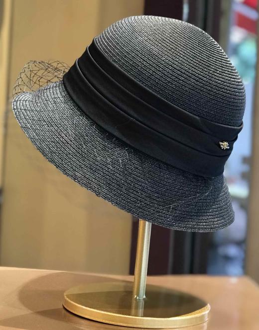 优品堂【雅韵悠扬】法式可上翘、可平戴网纱盆帽太阳帽 商品图9