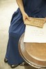 apuntob 小尖领落肩袖蓝色连衣裙(附腰带) 商品缩略图11