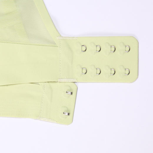 都市丽人Vbra内衣浪漫蕾丝边内衣女泳布文胸无尺码3/4杯薄款无钢圈二排扣LB46K8 商品图7