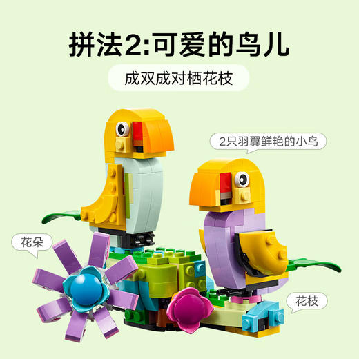 乐高积木L31149乐高百变创意系列鲜花洒水壶 商品图3