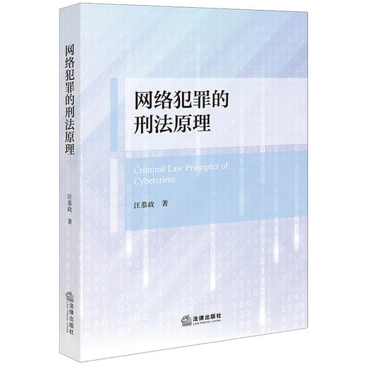 网络犯罪的刑法原理 汪恭政著 法律出版社 商品图0