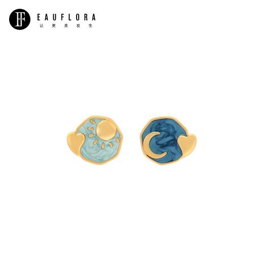 『日月』AB款滴釉耳环 商品图0