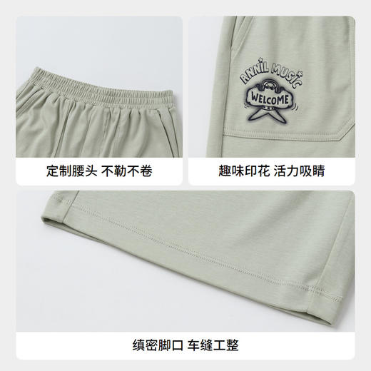 男童元气活力五分裤裤子夏季新款安奈儿童装实体店同款AB426611 商品图4