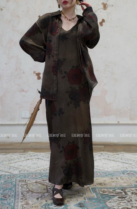 【门店同款】ENJOY夏季云敛-禅意灰烬玫瑰衬衫 157030347 商品图5