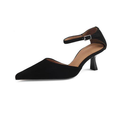 【预售5天】纯色优雅，尖头中空高跟凉鞋HB&Z38 商品图8