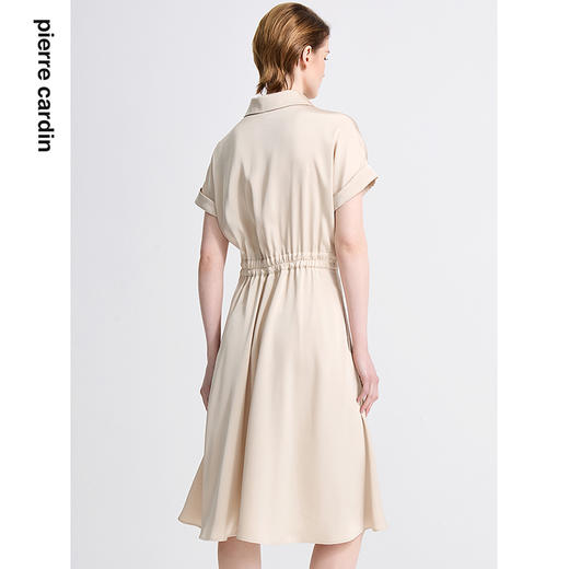 皮尔卡丹女装夏季新款通勤时尚都市双色短袖连衣裙C42DS12
 商品图3