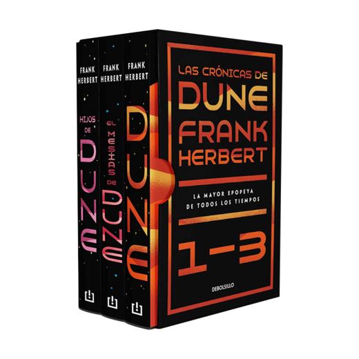 原版 Estuche Las crónicas de Dune 沙丘1-3 西班牙语版盒装套装 Dune Saga 3-Book Boxed Set 小说 Frank Herbert进口原版书籍 商品图1