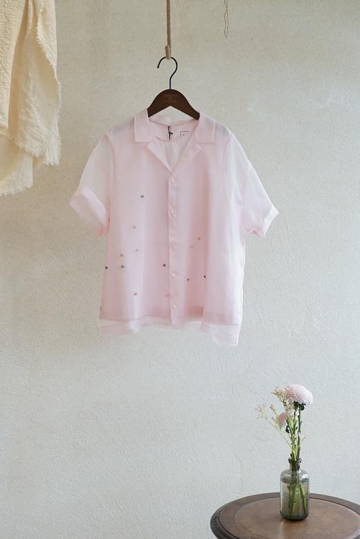 Ecole de curiosites粉色衬衫 商品图6