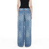 NUTH莱赛尔复古蓝洗水直筒中腰百搭牛仔裤 商品缩略图3